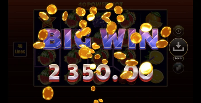 Fitore e madhe 40 Power Hot Coin Boost